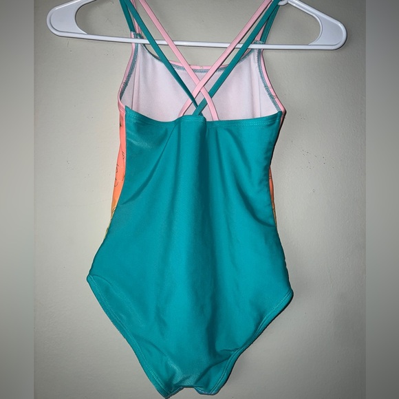 Cat & Jack Swim | Nwt Cat & Jack Rainbow Unicorn Swimsuit - Picture 2 of 3